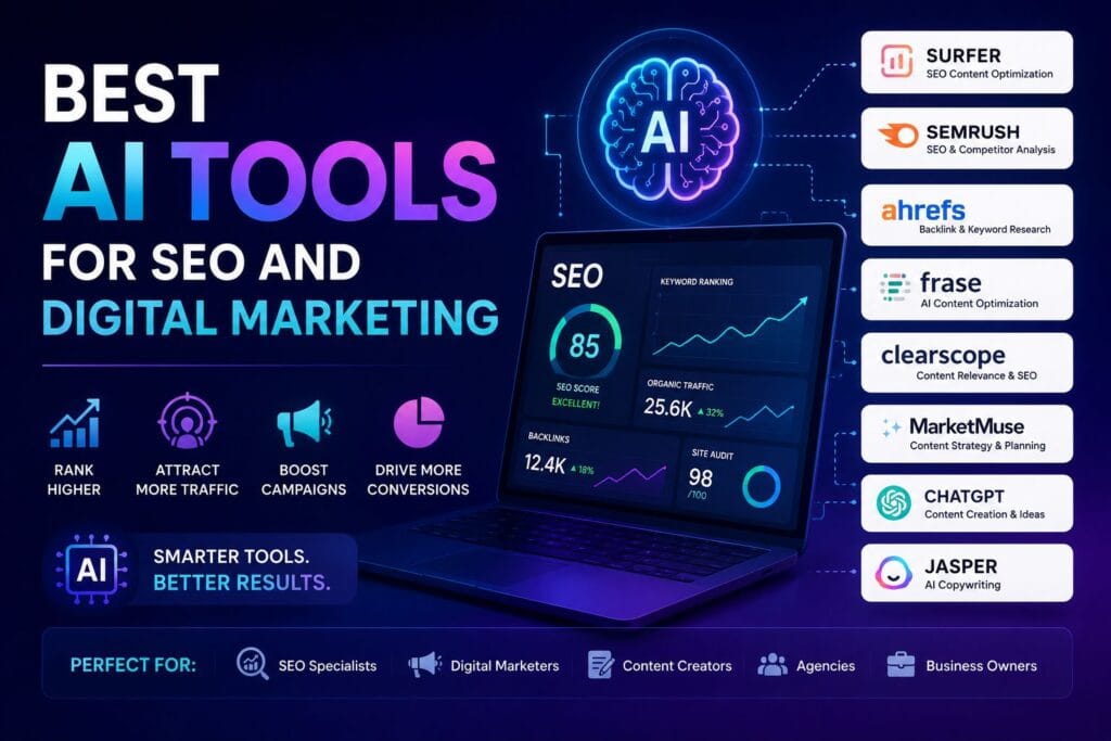 Best AI Tools for SEO and Digital Marketing
