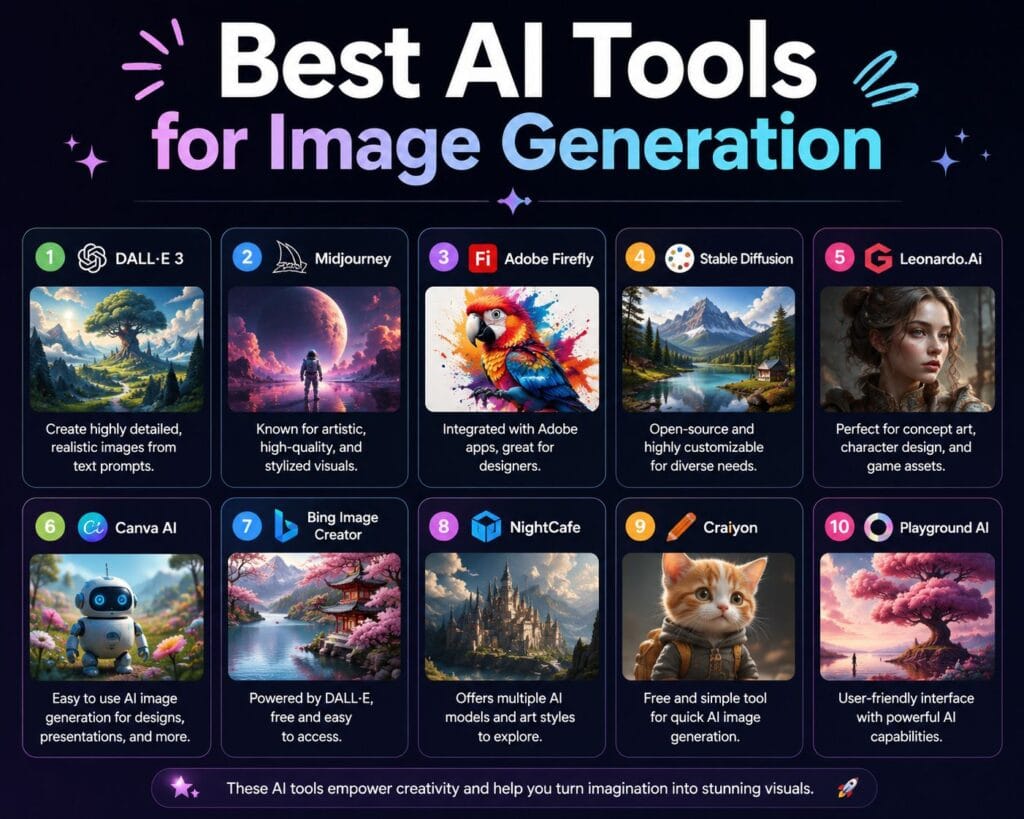 Best AI Tools for Image Generation