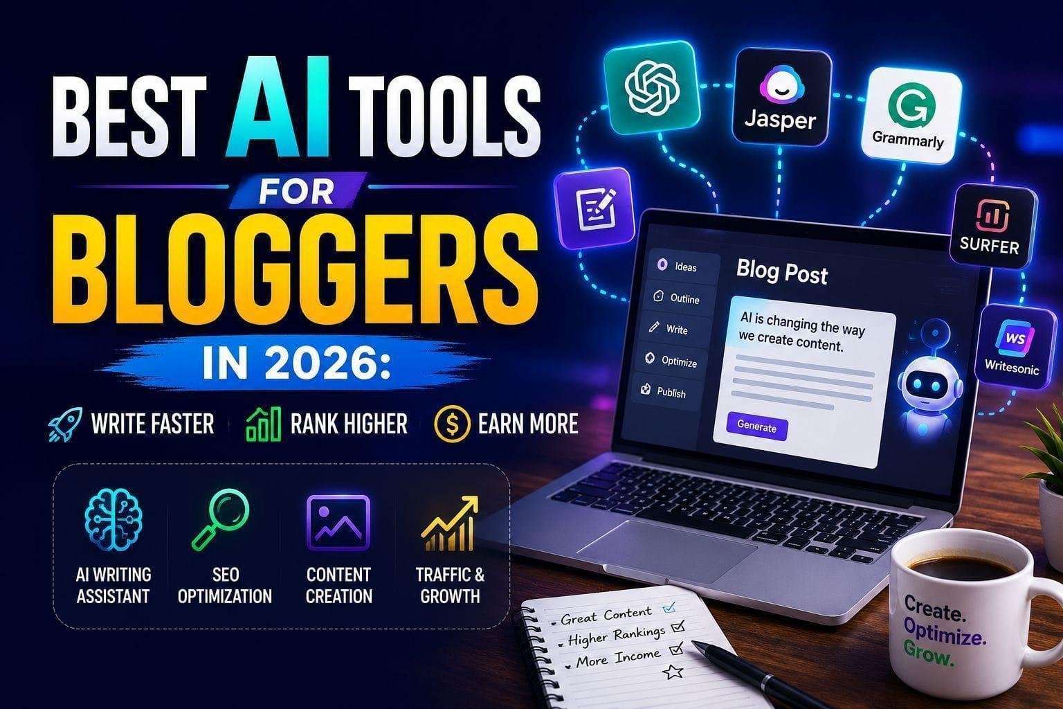 Best AI Tools for Bloggers