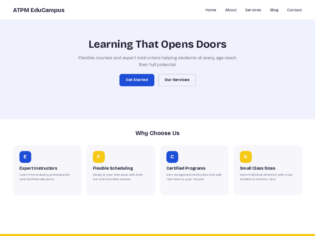 EduCampus Screenshot